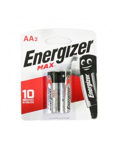 Energizer Max Alk AA x 2 Unidades