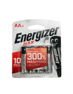 Energizer Max Alk AA x 4...