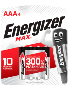Energizer Max Alk AAA x 4...
