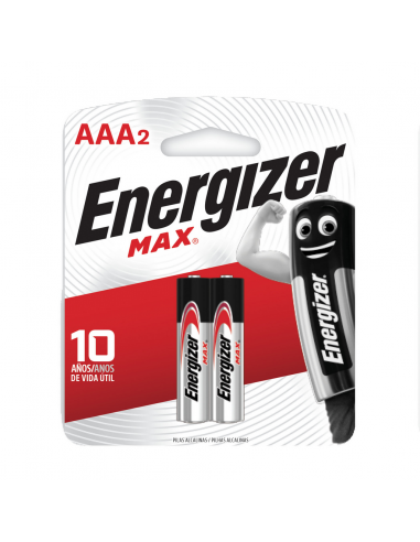 Energizer Max Alk AAA x 2 Unidades