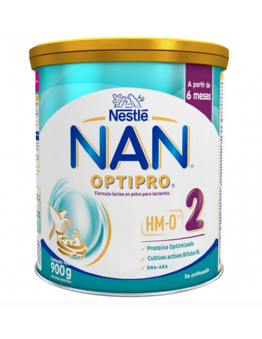 Nestle Nan 2 Optipro Envase x 900 G en Farmacias y Perfumerias Rp