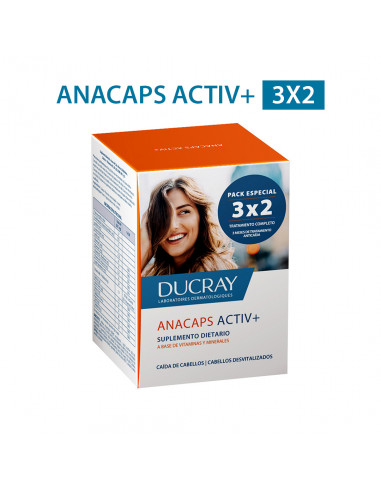Ducray Anacaps Activ+  3x2 Pack  3x30...