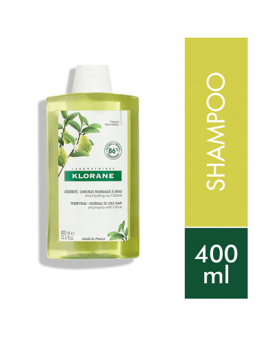 Klorane Shampoo Pulpa de Cedrat 400 Ml