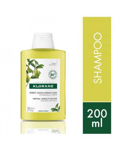 Klorane Shampoo Pulpa de Cedrat 200 Ml