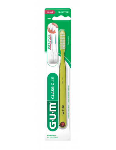 Gum Classic 411 Cepillo Suave + 2...