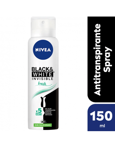 Nivea Aerosol B&W Fresh 150 Ml