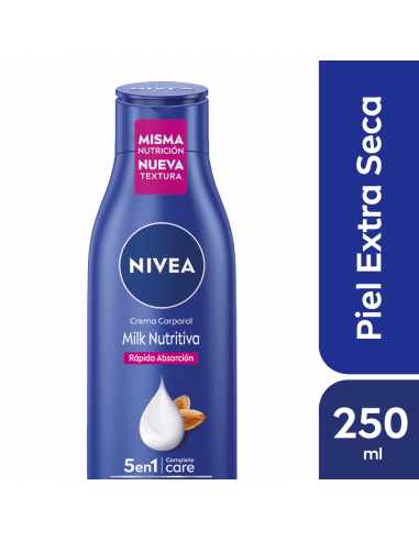 NIVEA Crema Corporal Milk Nutritiva 5...