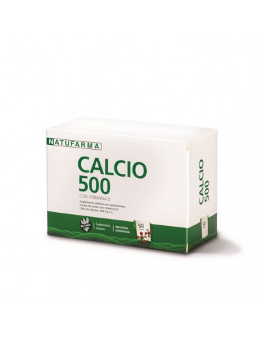 Calcio 500 con Vit.D x 50 comprimidos